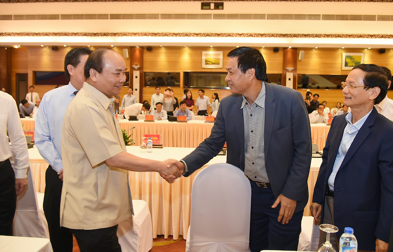 Chủ tịch tập đoàn Geleximco gặp mặt thủ tướng Nguyễn Xuân Phúc