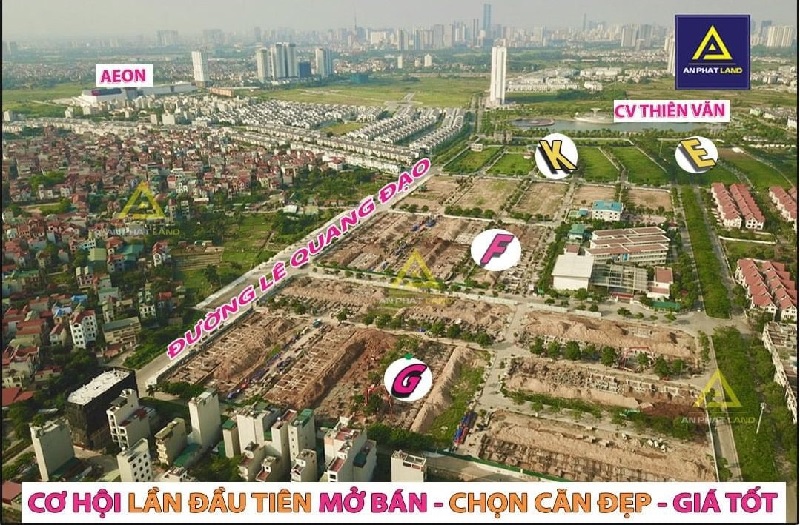 Hình ảnh mới cập nhật tiến độ xây của khu F,G An Vượng và An Phú Nam Cường