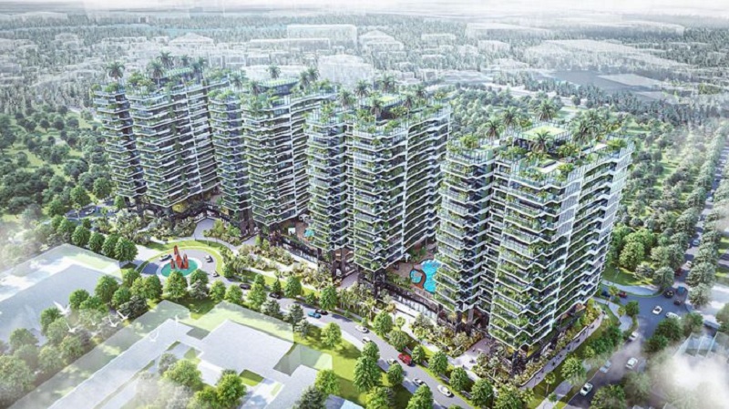 Dự án Sunshine Green Iconic được thiết kế với 4 tòa chung cư xanh cao cấp