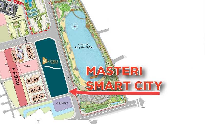 Vị trí chung cư Masteri Smart City được bao quanh bởi nhiều tiện ích đẳng cấp