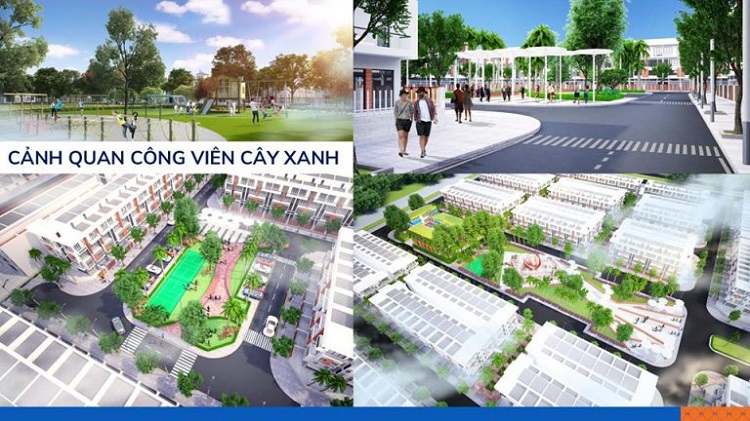 Không gian sống xanh tại KĐT Kim Đô PoliCity Yên Phong